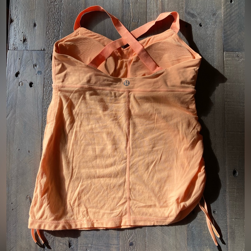 Orange Lululemon Tank Top